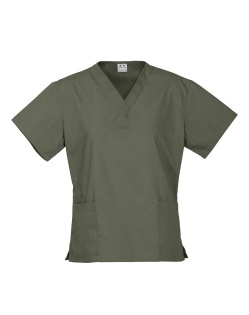 HEALTH BEAUTY/classic ladies scrubs/H10622_sage LADIES 